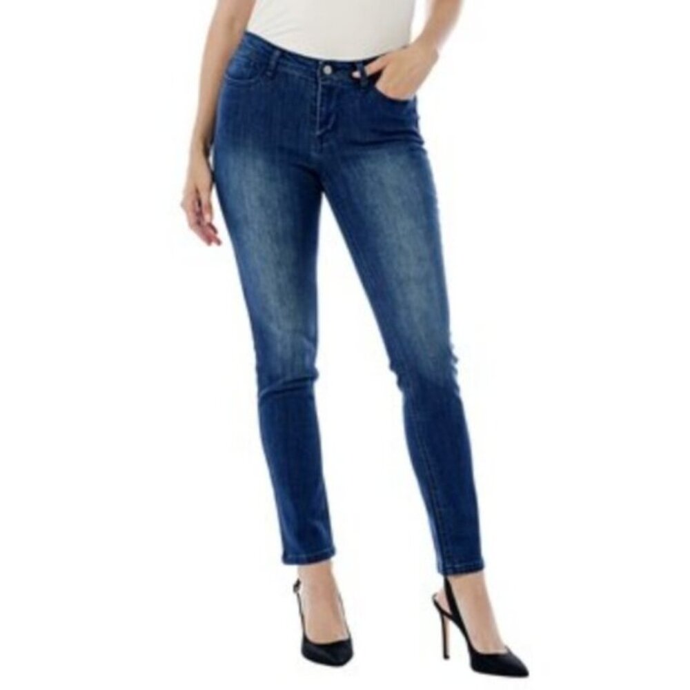 New Guillaume Blue Stretch Skinny Jeans Size 22 bin 1C